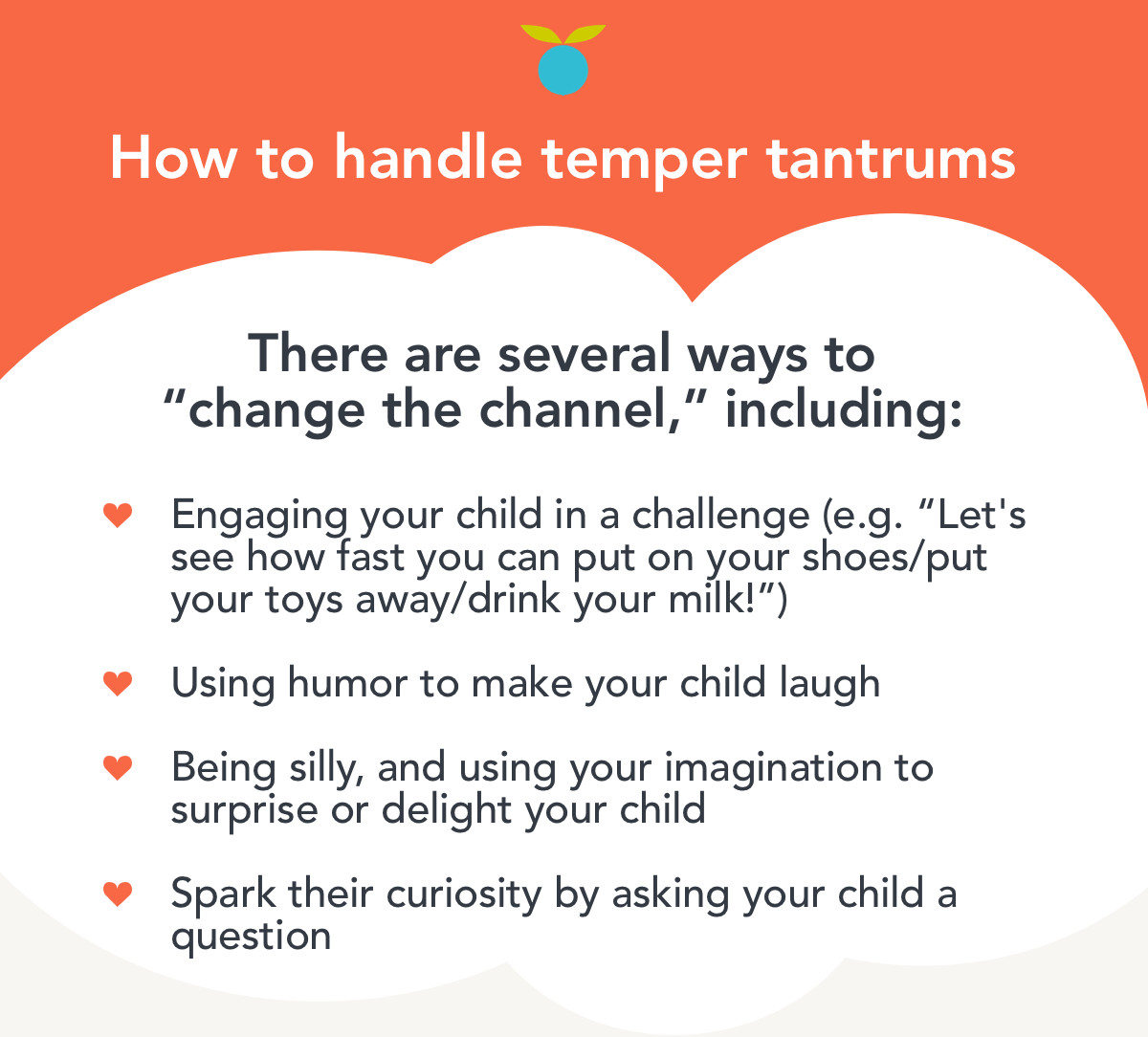 How to deal with a kid temper tantrum: A list of tips to "change the channel"