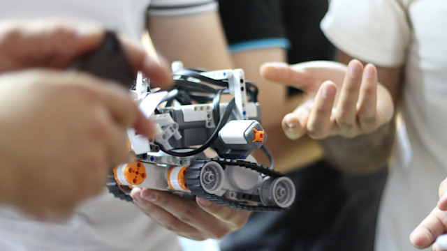 Our first robotics competition