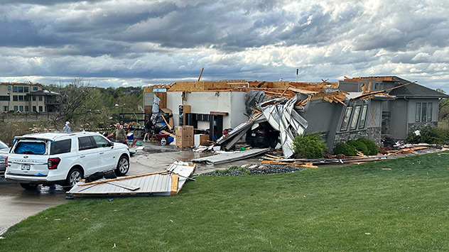 Tornadoschäden in Nebraska/USA