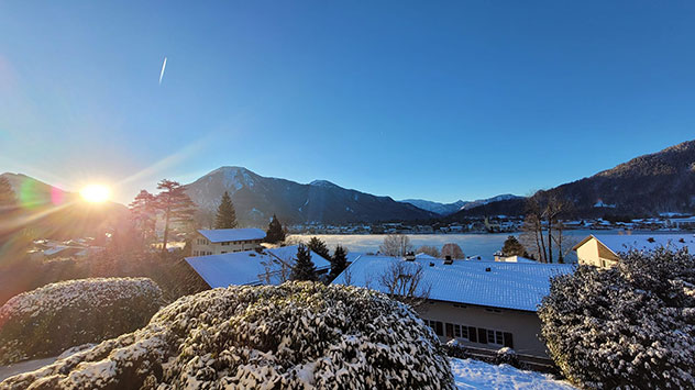 © Niclas-Gerrit Weiss via WetterMelder Deutschland Schnee am Tegernsee