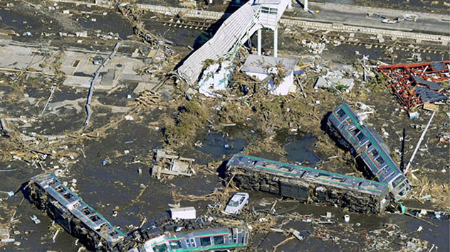 Die schwersten Schäden gehen von einem 10 Meter hohen Tsunami aus