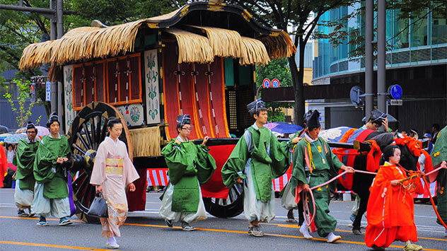 Festival der Zeitalter in Kyoto im Herbst 