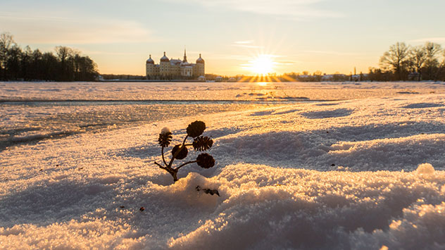 © Daniela Böhme Schnee in Sachsen