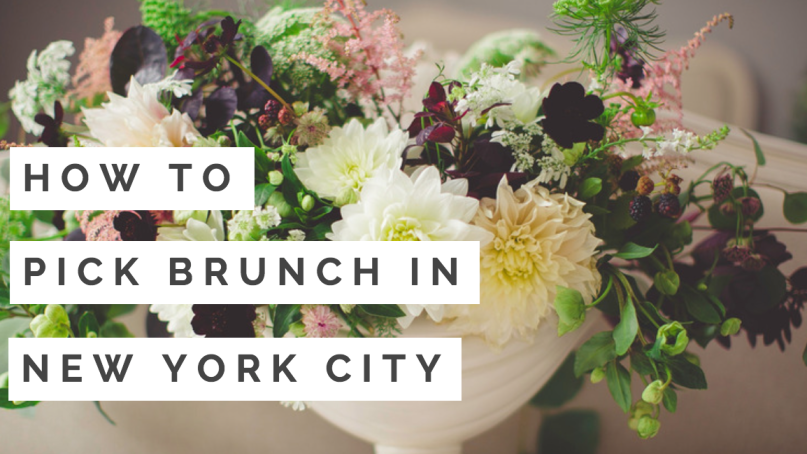 How to Pick Brunch in New York City