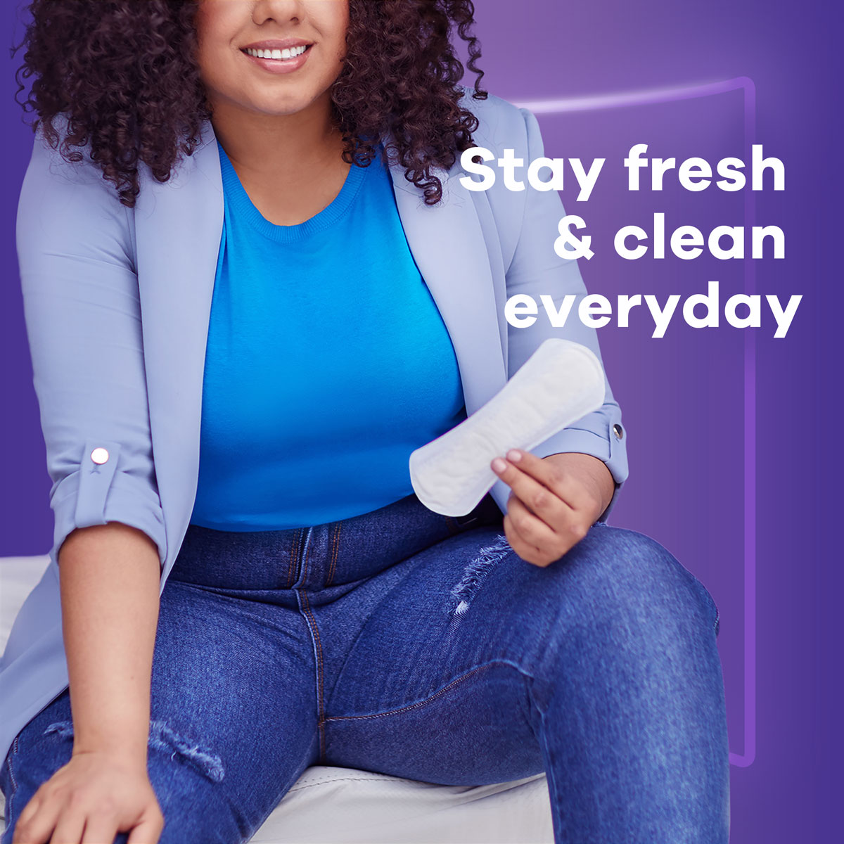 Stay fresh & clean everyday Xtra Protection