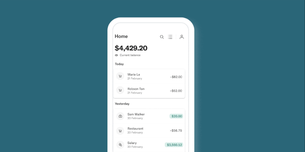 Direct deposit animation.