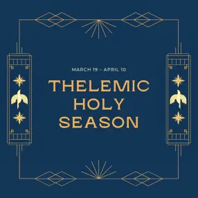 Thelemic Holy Season Sacred Readings: The Universe — Wed, Mar 20 08:00 PM