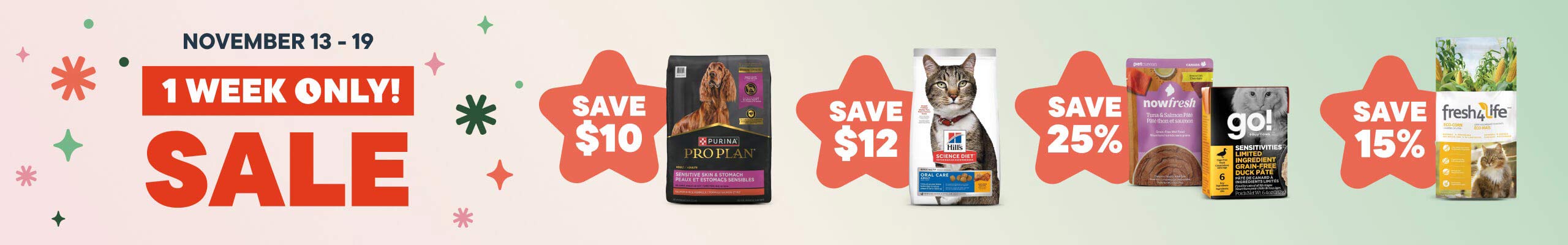 1 Week Category Sale