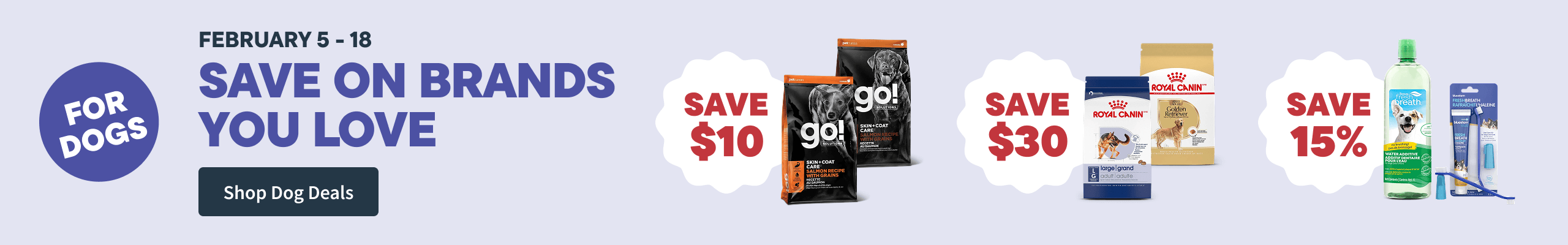 Flyer Savings for dogs. Shop Dog Deals