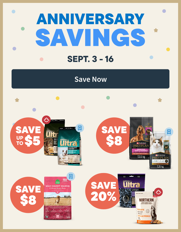 Anniversary Savings - Sept 3-16. Save Now