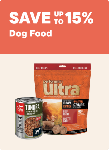 Dog Food – Save up to 15%