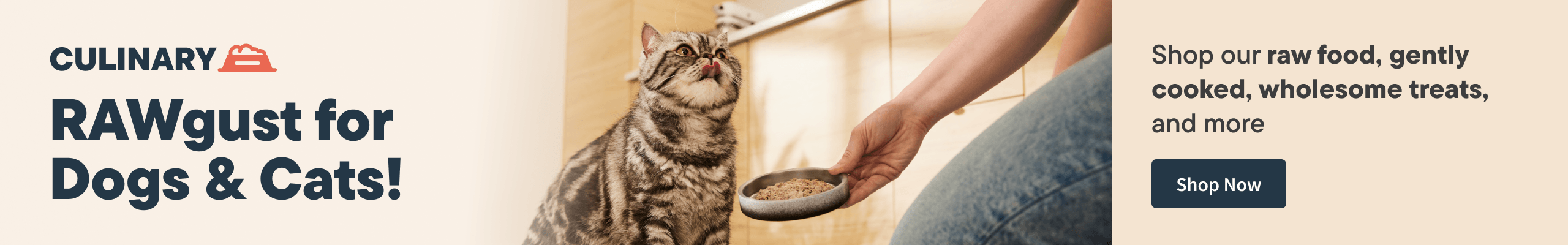 Culinary Rawgust for Dogs & Cats! - Shop Now
