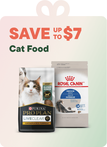 Save up to $7 on Cat Food