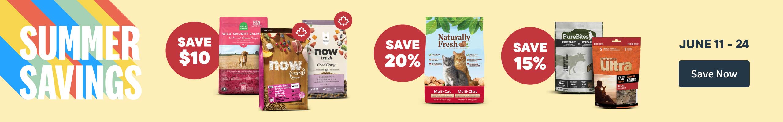 Summer Savings - June 11 to 24 - Save Now