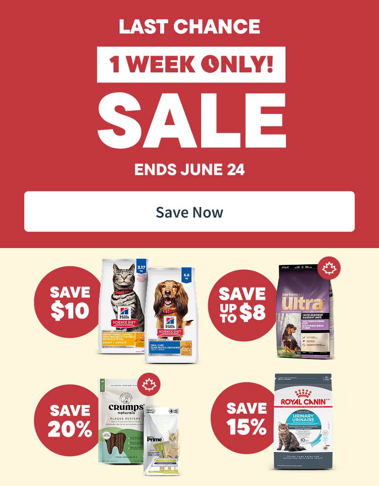 Last Chance 1 Week Only Sale - June 18 to 24. Save Now
