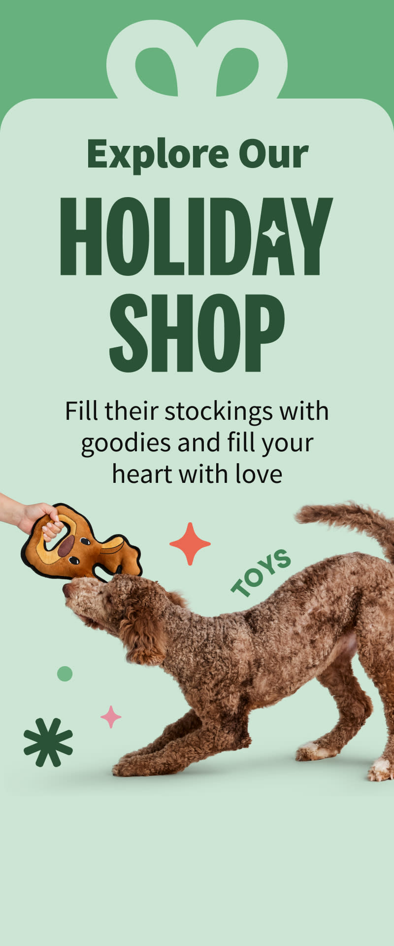 Explore our Holiday Shop - Fill their stockings with goodies and fill your heart with love - Shop All