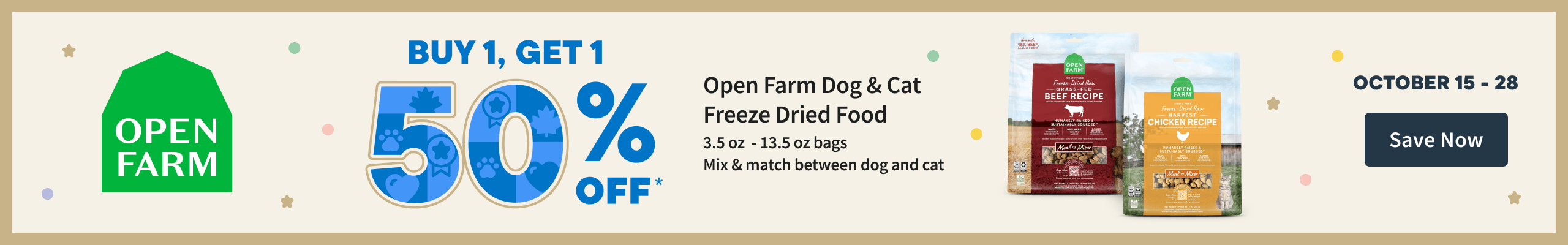 Open Farm - October 15 to 28 - Save Now