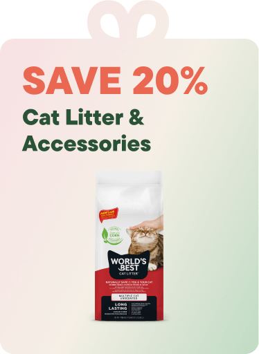Save 20% on Cat Litter & Accessories
