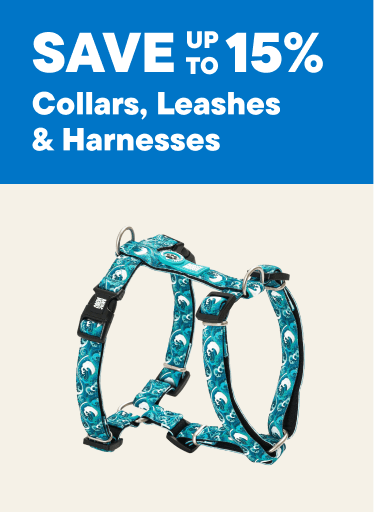 Collars, Leashes & Harnesses - Save up to 15%