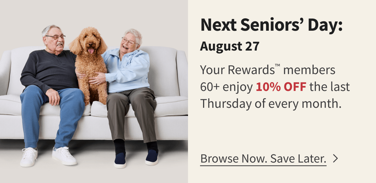 Senior's Day Savings. See Top Picks - Coming Soon