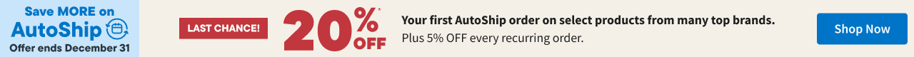 Get 20% OFF your first AutoShip order on food and treats from these dog and cat food brands   — plus enjoy 5% OFF every recurring order! Shop Now