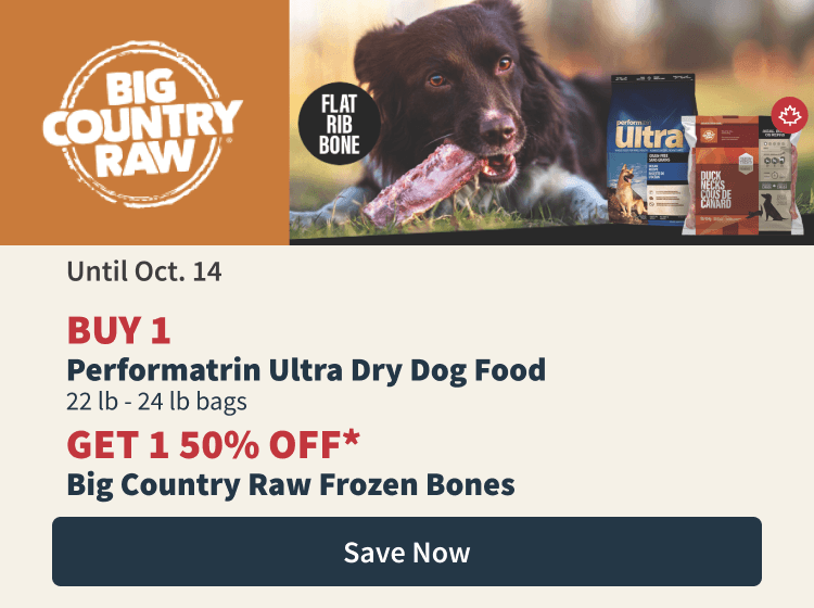 Big Country Raw - Dry dog food Promo