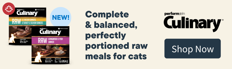 Performatrin Culinary - Complete & Balanced, perfectly positioned raw meals for cat - Shop Now