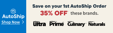 Choose your AutoShip Offer. Valid on ALL regular-priced food, treats, litter & more from select brands. Discounts vary. Shop Now