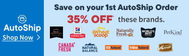 Choose your AutoShip Offer. Valid on ALL regular-priced food, treats, litter & more from select brands. Discounts vary. Ends Sept. 30, 2026. Shop Now