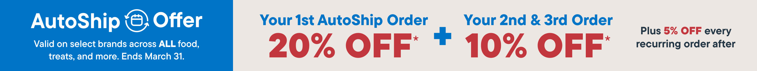 Get 20% OFF your first AutoShip order — plus enjoy 10% OFF your 2nd and 3rd order! Shop Now