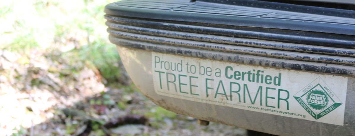 Proud to Be a Certified Tree Farmer Sticker-Susan Benedict's Truck (landowner, PA)
