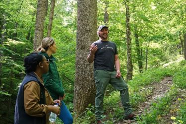 Ed Kachmarek has been able to reduce the population of invasive species in his woodlands by enrolling in the Family Forest Carbon Program from the American Forest Foundation.