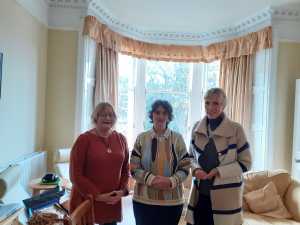 Meeting in Edinburgh -Jo, Ida and Karen