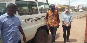 Mr Kunda, Chitambo Ambulance Driver ready to go