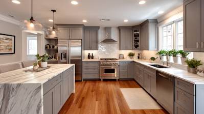 Transform Your Space with Grey Kitchen Cabinets