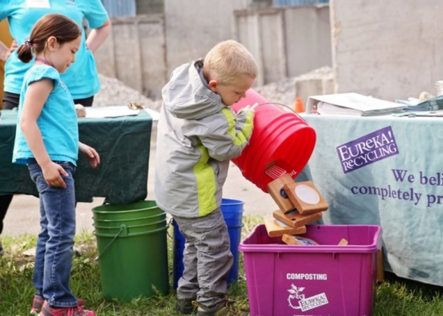 Eureka kids recycling 