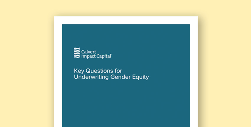 Key Qs for Underwriting Gender