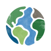Nachhaltigkeit – Planet Erde-Symbol