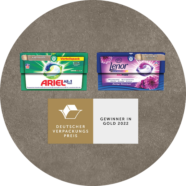 Ariel, Lenor & Deutscher Verpackungs Preis