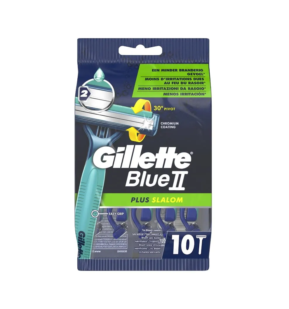 Gillette Blue II Slalom Einwegrasierer 10er Pack