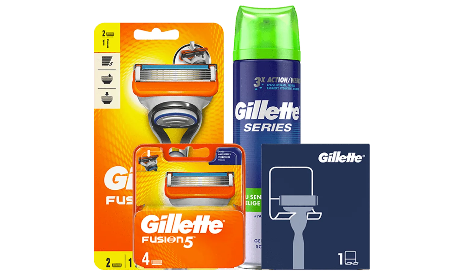Coffret cadeau rasoir Gillette Fusion5