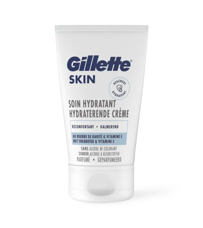 Crème hydratante pour la peau Gillette