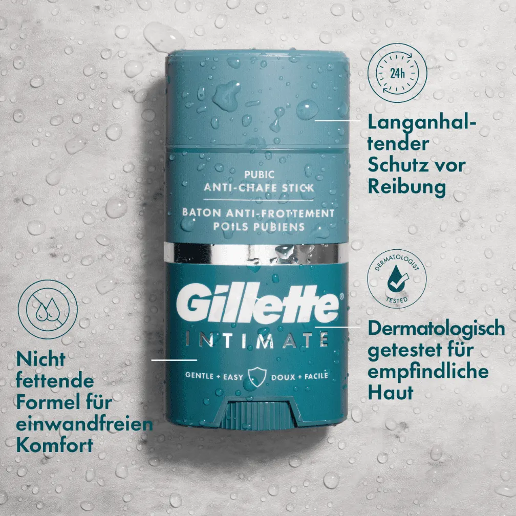 Gillette INTIMATE Anti-Scheuerstift für Männer
