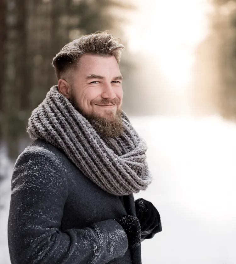 Comment entretenir et assortir les barbes en hiver ?
