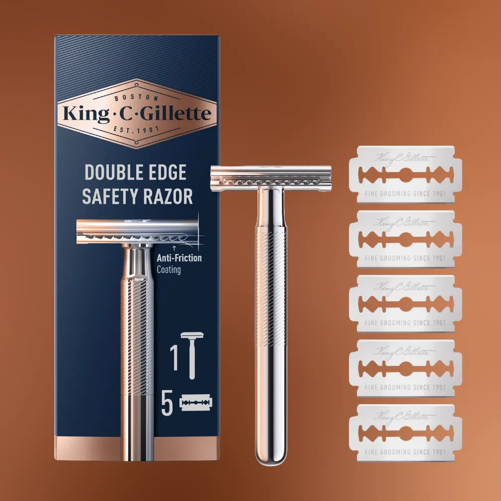 Rasoir à double tranchant King C. Gillette