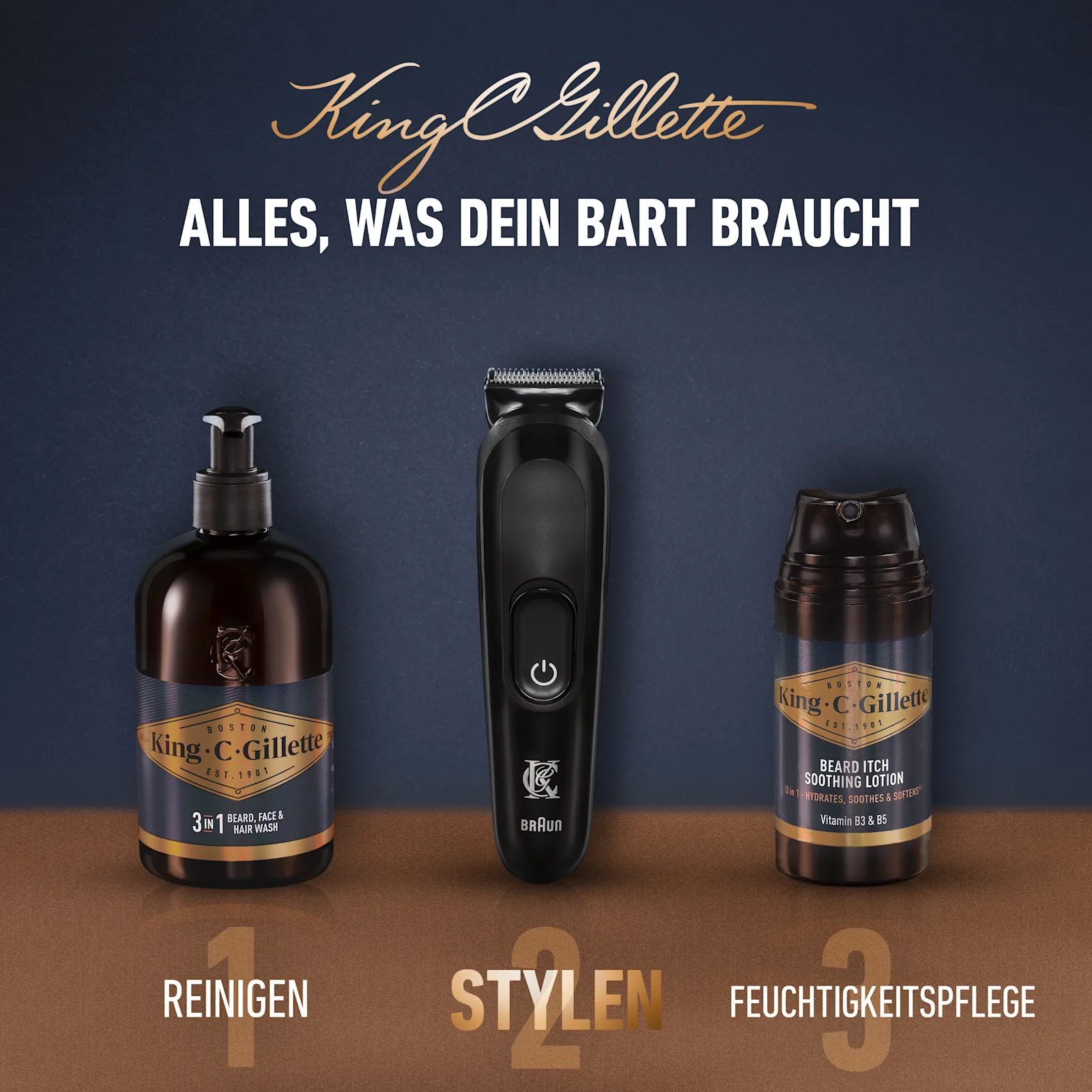 Tondeuse à barbe King C. Gillette