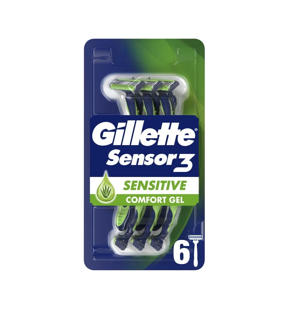Gillette Sensor3 Sensitive Einwegrasierer 6er Pack