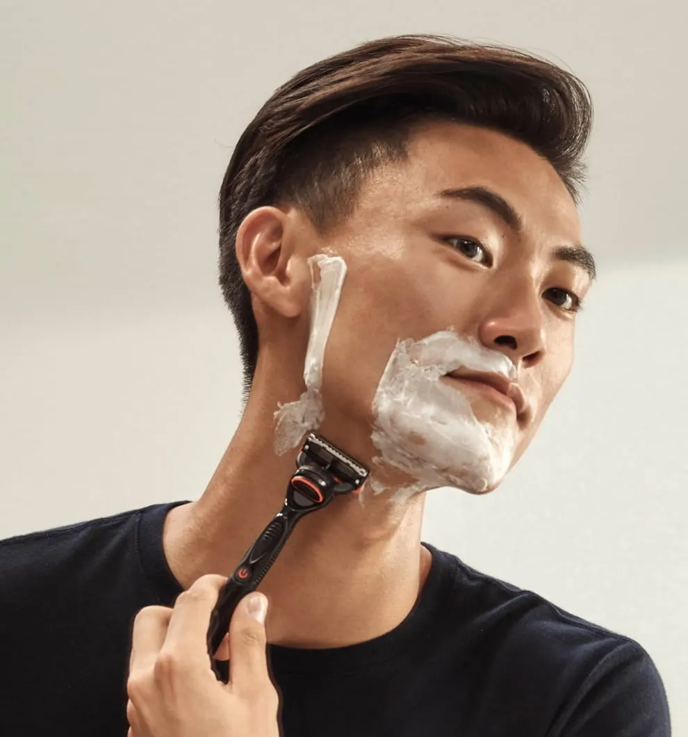 Rasieren Sie Ihren Bart mit Gillette Fusion5 Power Systemklingen