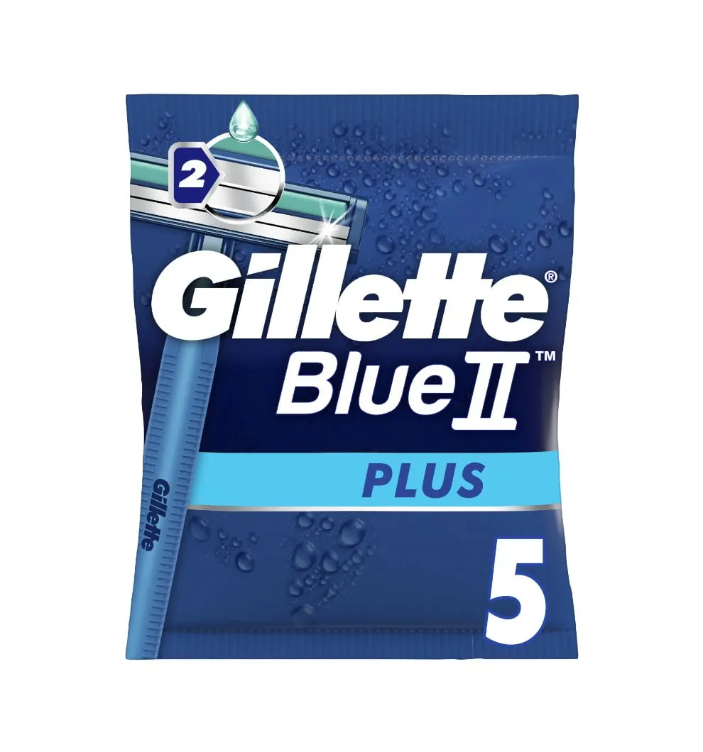 Gillette Blue II Plus Einwegrasierer 5er Pack
