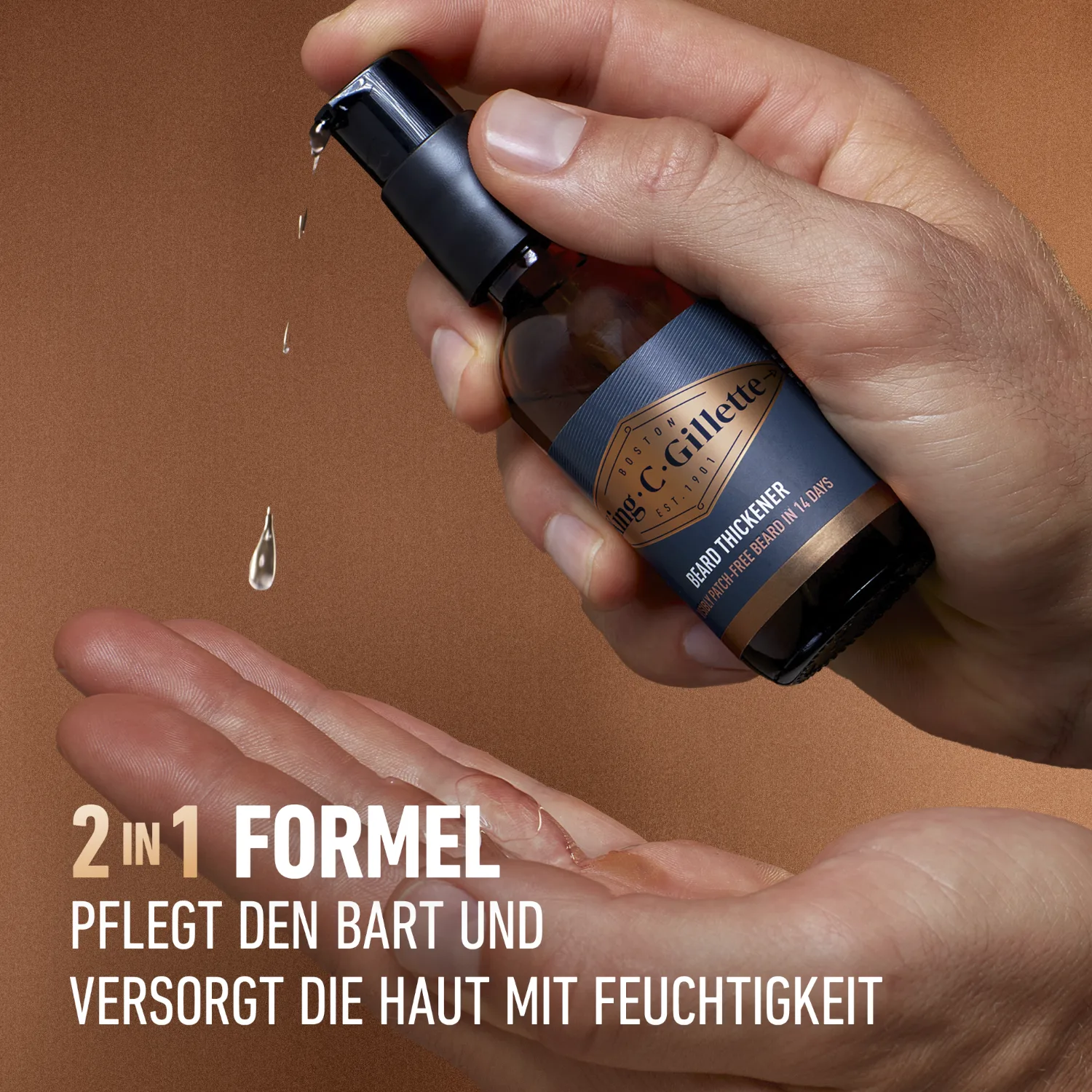 King C. Gillette Bartvolumen-Serum